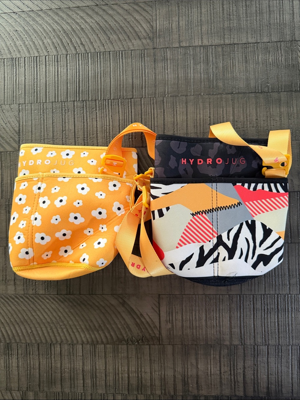 HydroJug Floral Yellow & Multi-Pattern Crossbody Set